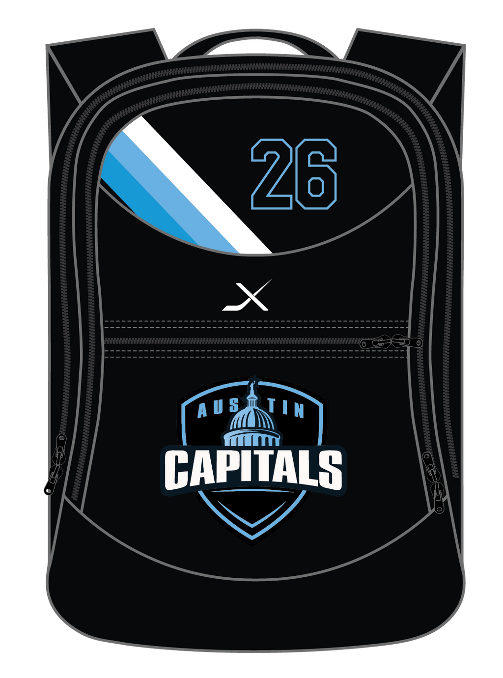 AUSTIN CAPITALS BACKPACK - TRAVEL TEAM – XJERSEYS.US