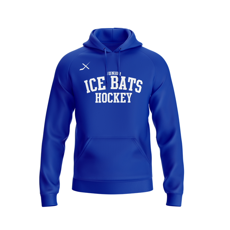 JR AUSTIN ICE BATS - EMBROIDERED HEAVYWEIGHT HOODIE - ROYAL