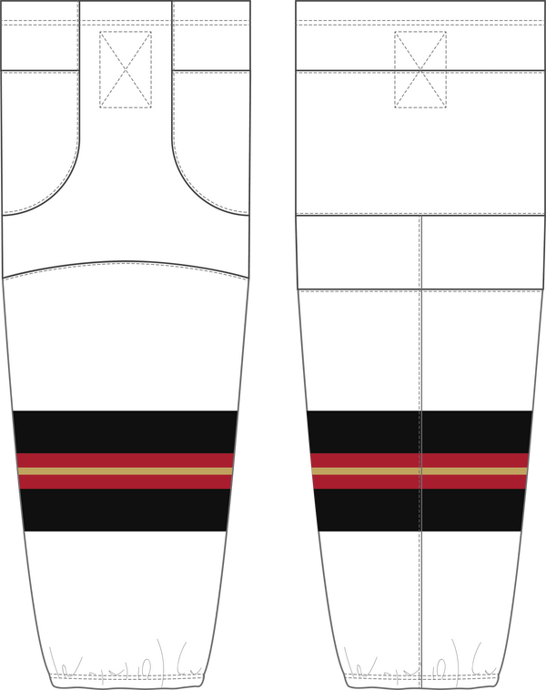 DCC GAME SOCKS - WHITE - 2025