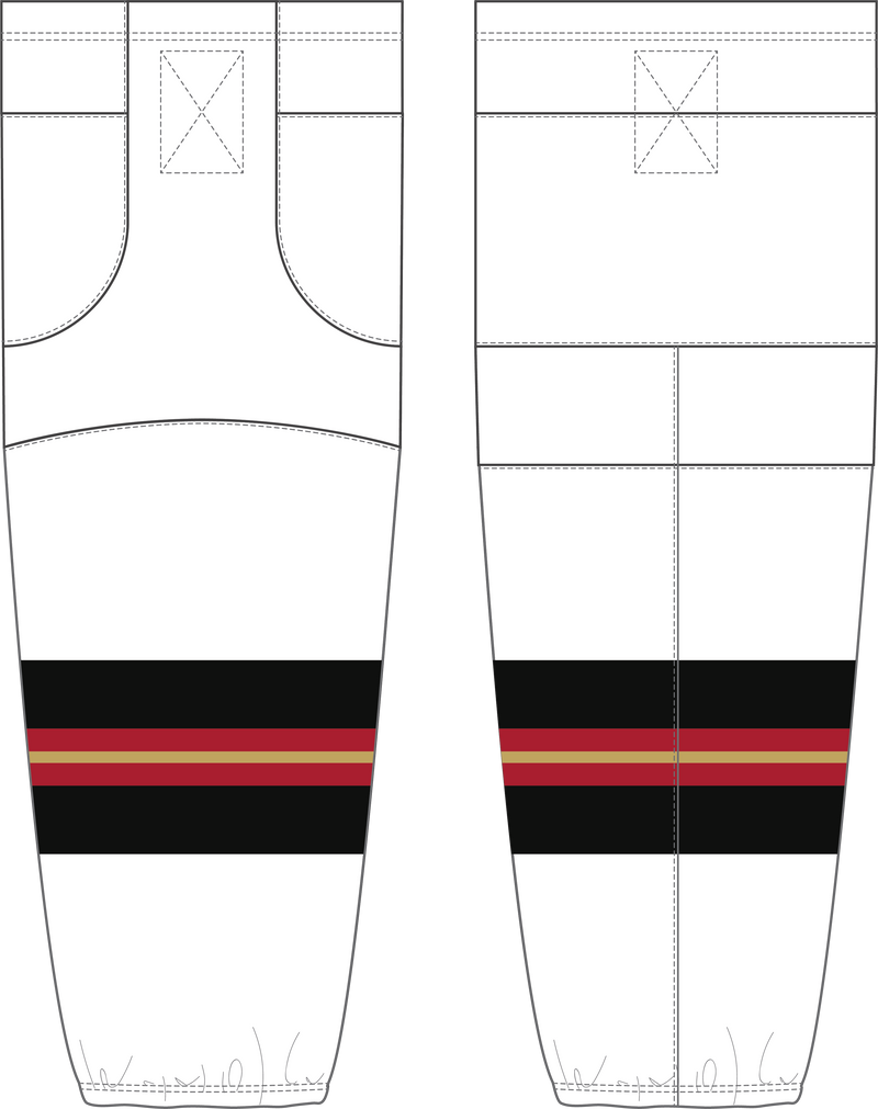 DCC GAME SOCKS - WHITE - 2025