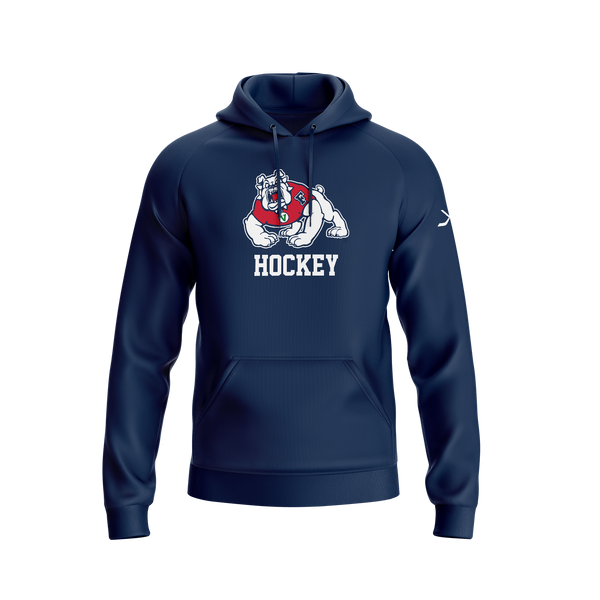 FRESNO STATE- EMBROIDERED HEAVYWEIGHT HOODIE-NAVY