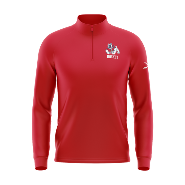 FRESNO STATE QUARTER ZIP- RED
