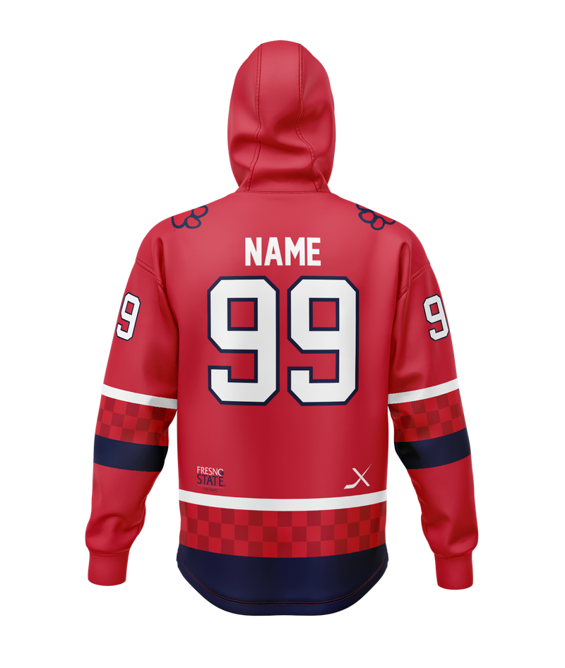 FRESNO STATE JERSEY HOODIE - RED