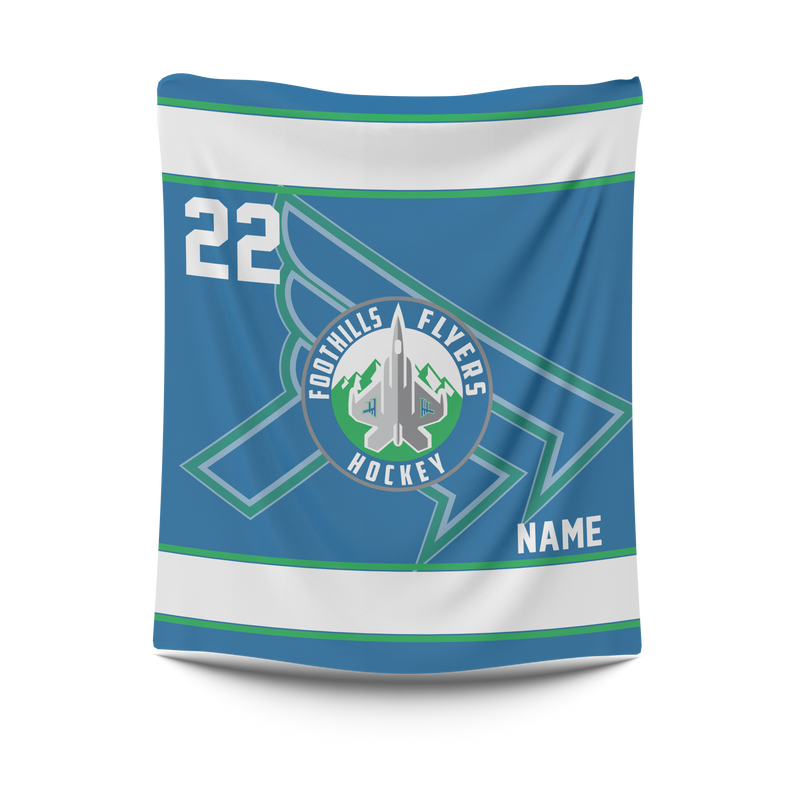 FOOTHILLS FLYERS CUSTOM BLANKET