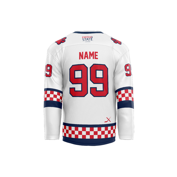 FRESNO STATE AUTHENTIC GAME JERSEY - WHITE