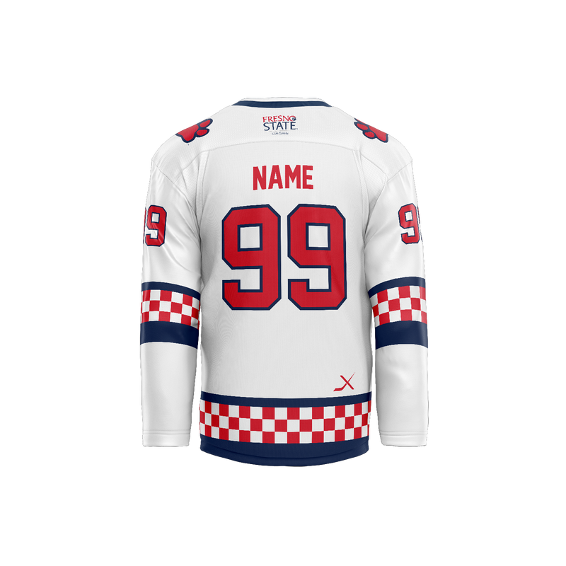 FRESNO STATE AUTHENTIC GAME JERSEY - WHITE