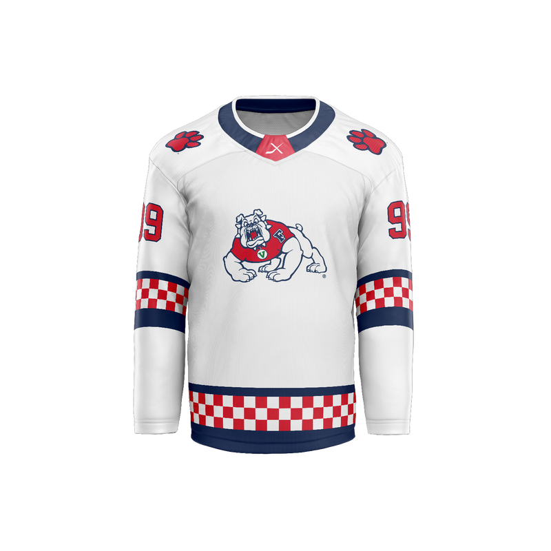FRESNO STATE AUTHENTIC GAME JERSEY - WHITE