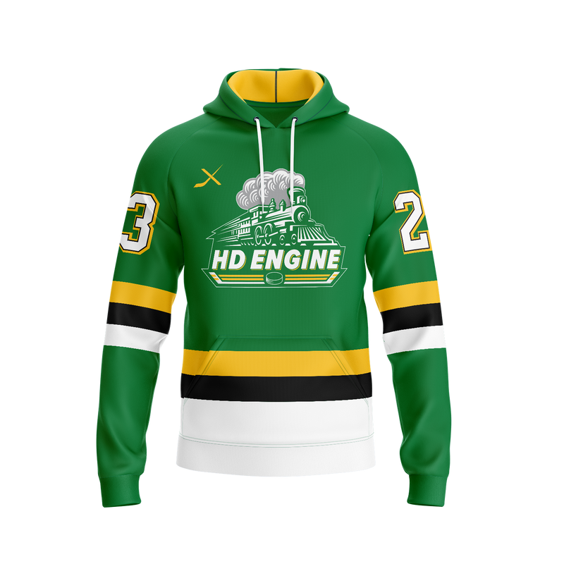 HD ENGINE HOODIE - GREEN