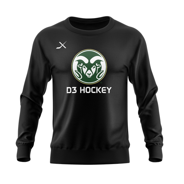 COLORADO STATE - CREW NECK SWEATSHIRT- BLACK