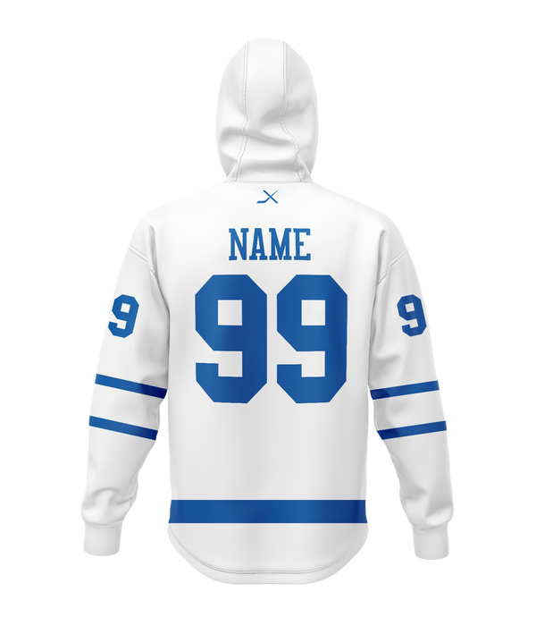 GVSU JERSEY HOODIE -WHITE