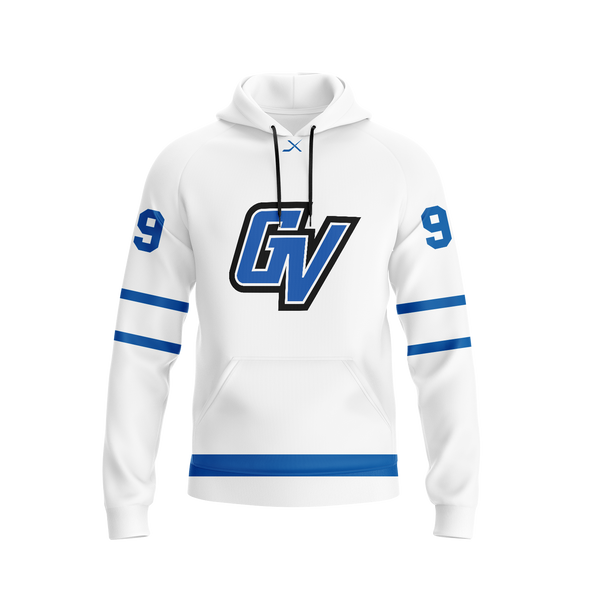 GVSU JERSEY HOODIE -WHITE