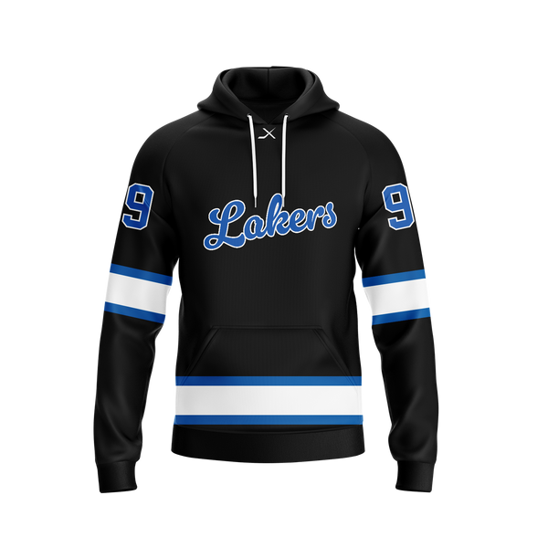 GVSU JERSEY HOODIE -BLACK