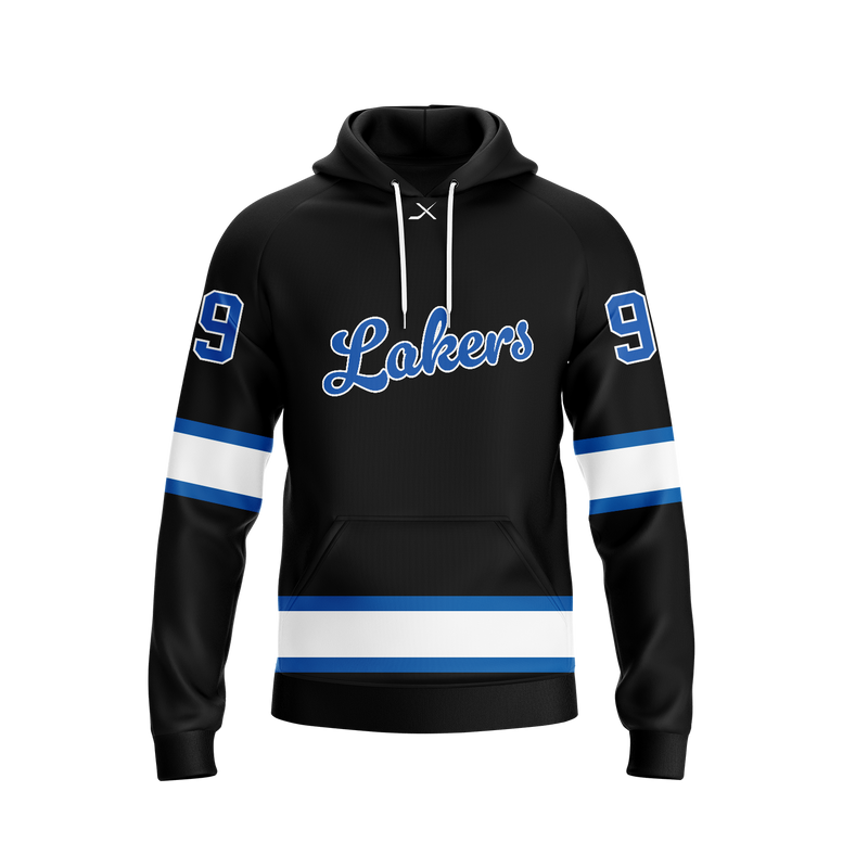 GVSU JERSEY HOODIE -BLACK