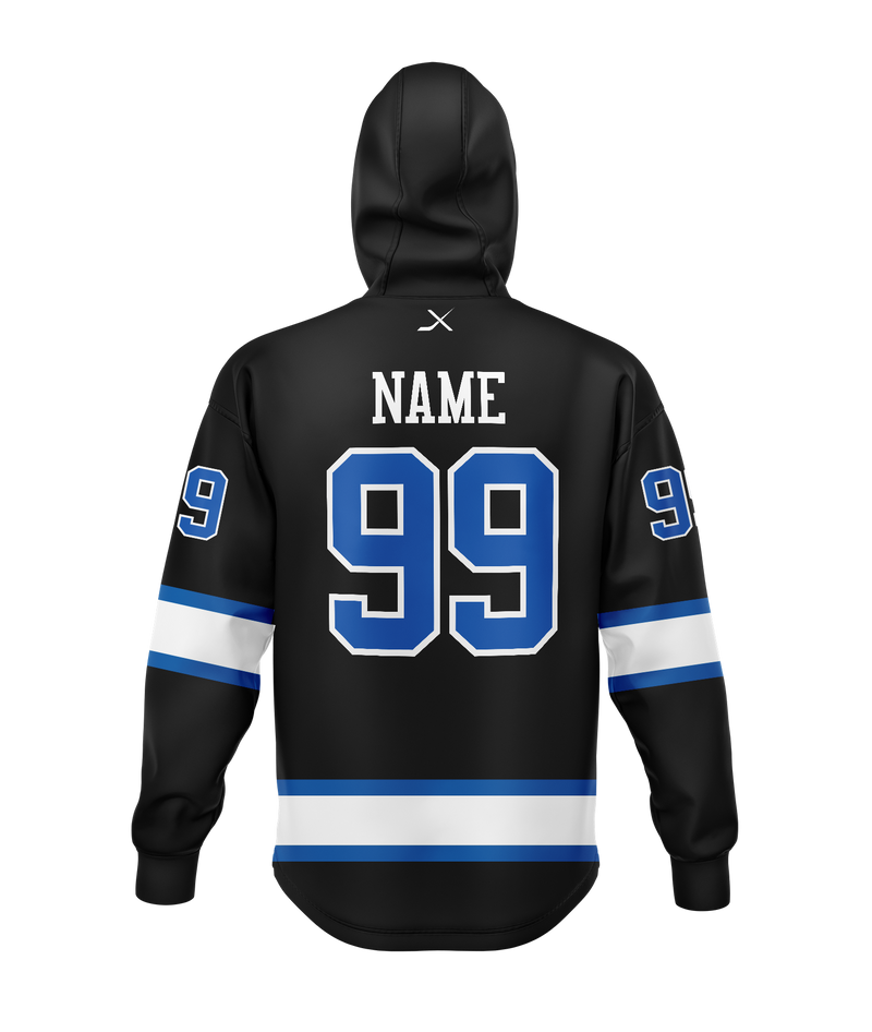 GVSU JERSEY HOODIE -BLACK