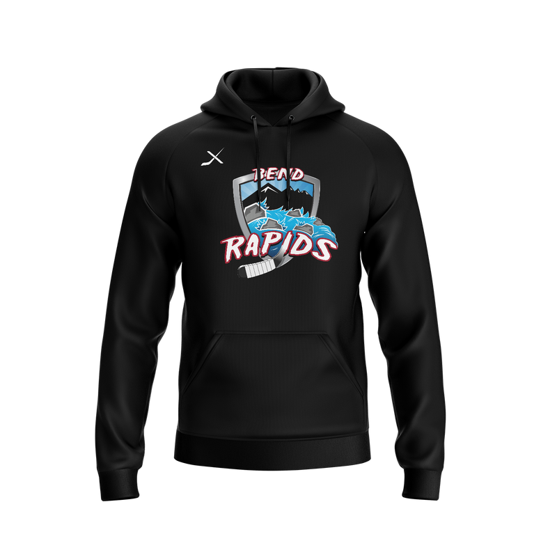 BEND RAPIDS EMBROIDERD HOODIE-BLACK