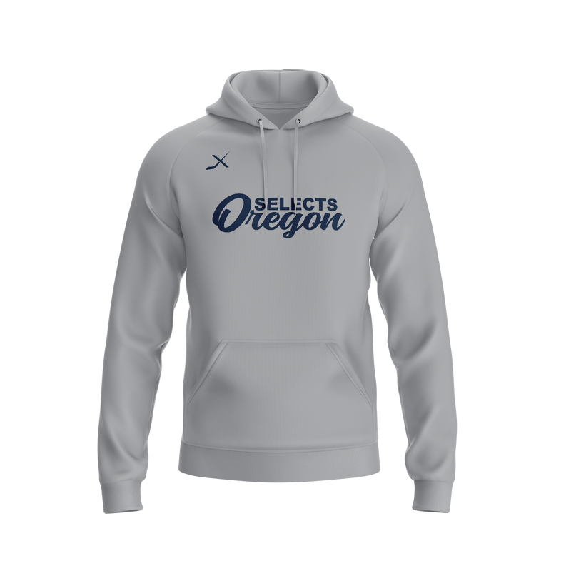 OREGON SELECTS EMBROIDERD HOODIE- GREY