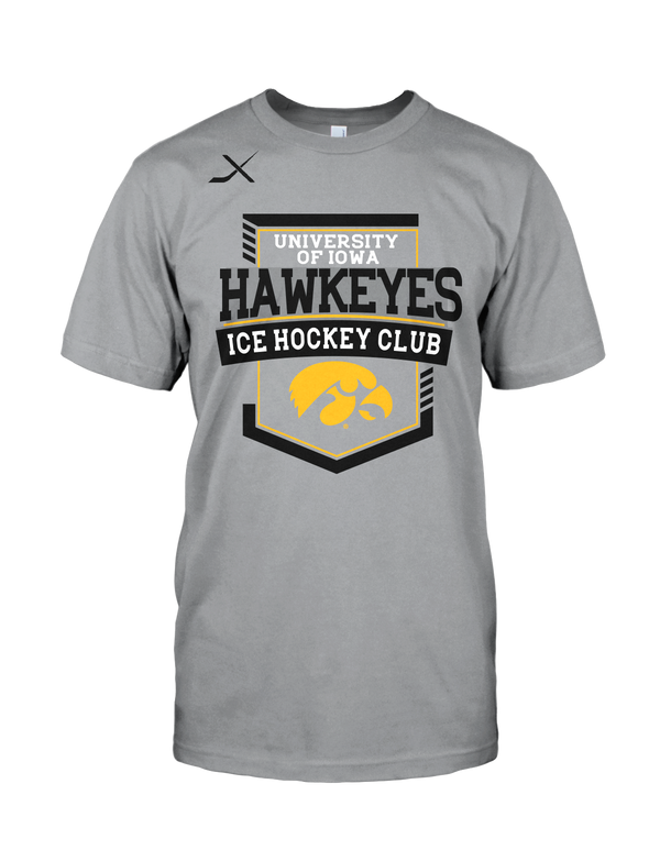 IOWA HOCKEY CLUB SHIRT-GREY