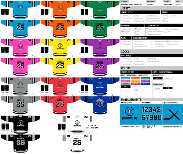 MONUMENT REBELS - DEV PLAYER PACKAGE - 2025-26