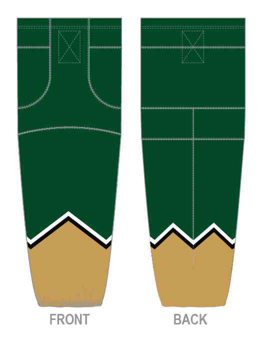 PPC GAME SOCKS - GREEN - 2025