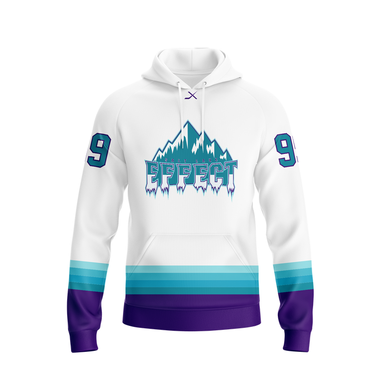 SALT LAKE EFFECT JERSEY HOODIE -WHITE