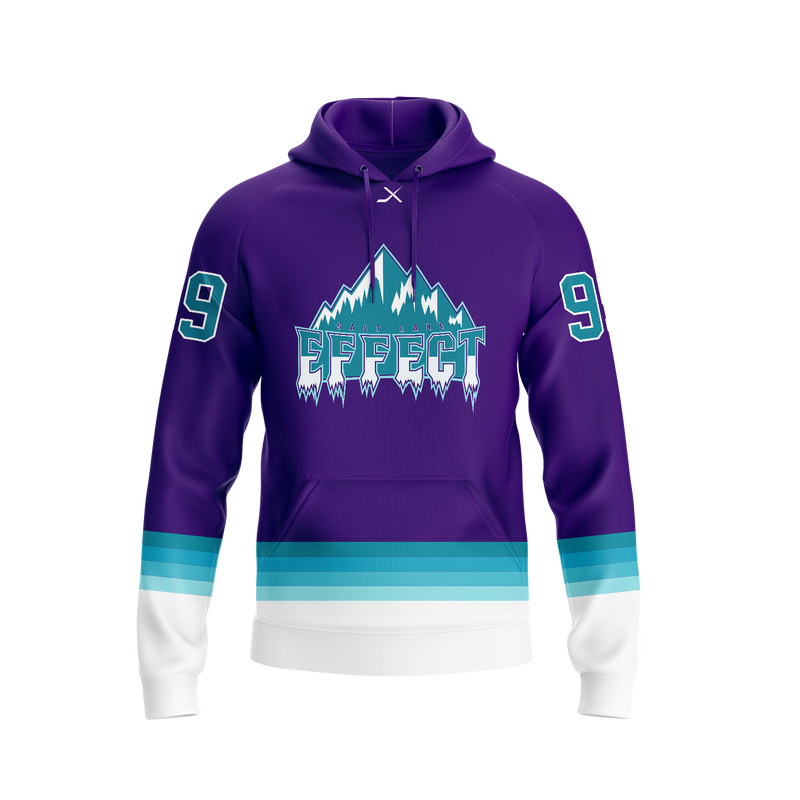 SALT LAKE EFFECT JERSEY HOODIE -PURPLE