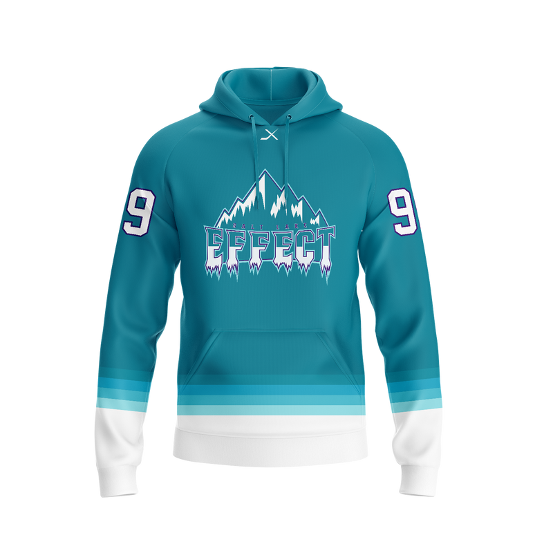 SALT LAKE EFFECT JERSEY HOODIE -BLUE