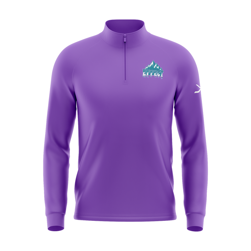 SALT LAKE EFFECT QUARTER ZIP- LAVENDER