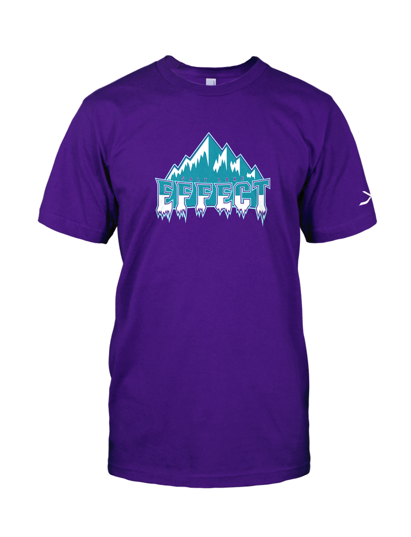 SALT LAKE EFFECT ATHLETIC SHIRT-PURPLE