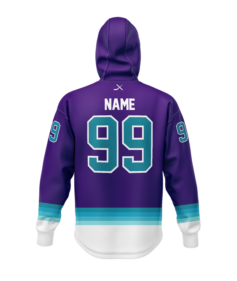 SALT LAKE EFFECT JERSEY HOODIE -PURPLE