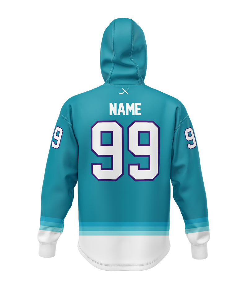 SALT LAKE EFFECT JERSEY HOODIE -BLUE