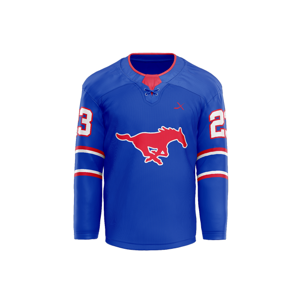 SMU AUTHENTIC GAME JERSEY - BLUE