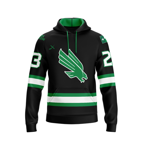 UNT HOODIE- BLACK