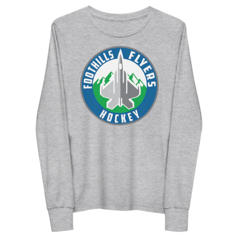 FOOTHILLS FLYERS Youth long sleeve tee