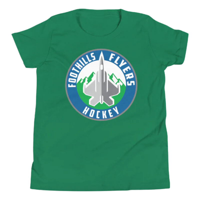 FOOTHILLS FLYERS Primary Logo Youth Short Sleeve T-Shirt