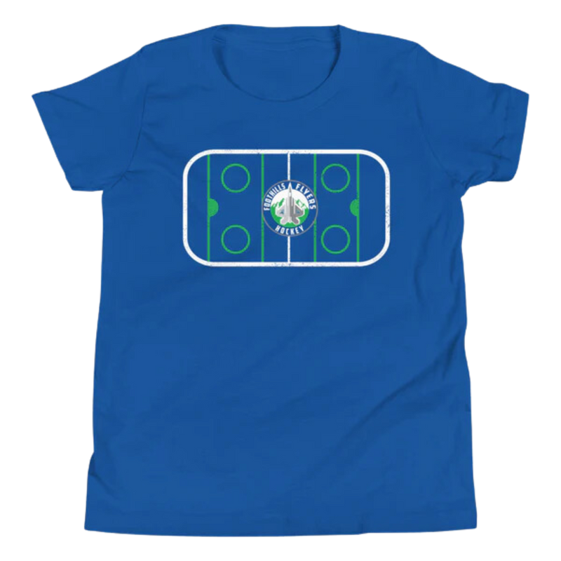 FOOTHILLS FLYERS RINK Youth Short Sleeve T-Shirt