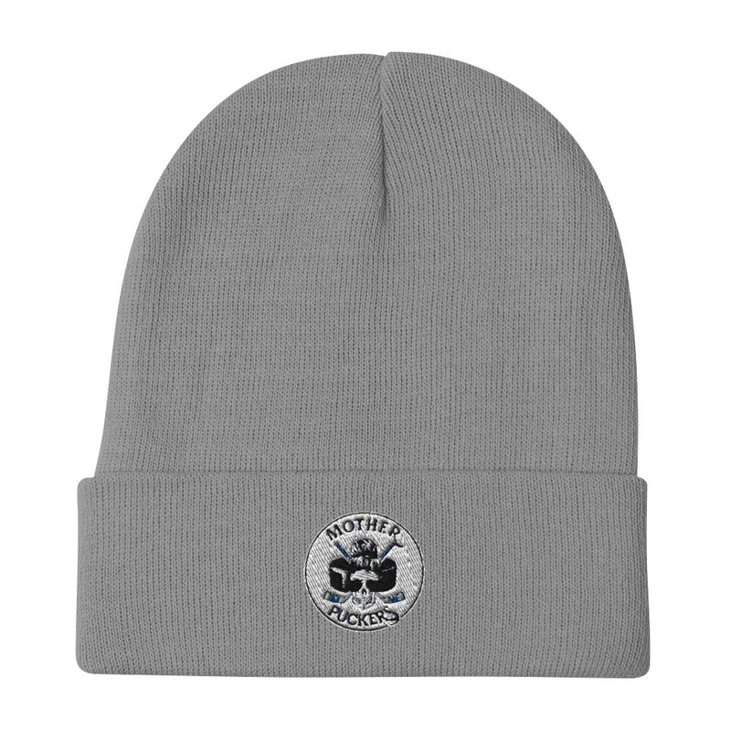 MOTHER PUCKERS Embroidered Beanie