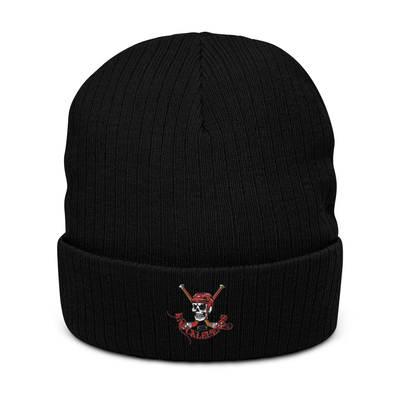KNUCKLEHEADS Ribbed knit beanie