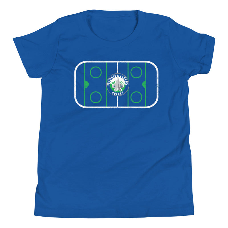 FOOTHILLS FLYERS RINK Youth Short Sleeve T-Shirt