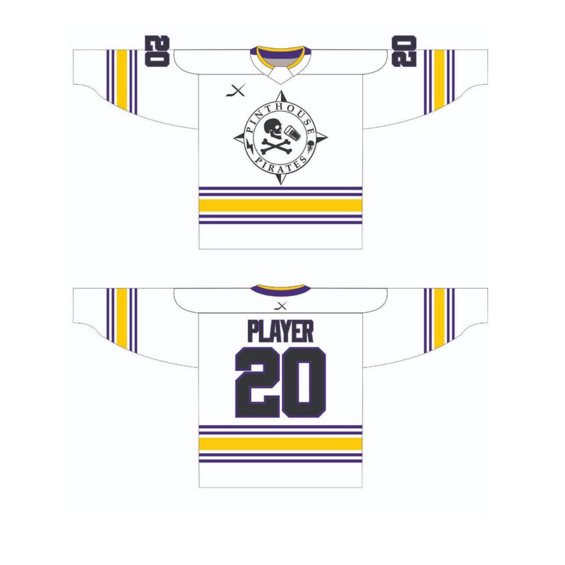 3L PIRATES GAME JERSEY - WHITE